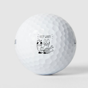 houden warme worm golfballen