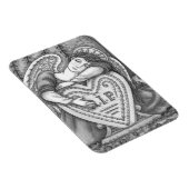 HOUDENDE GARDIAN ANGEL, CEMETERY MOURY ART RIP MAGNEET (Rechterzijde)