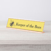 Houder van de Bees Desk-naamplaat (Voorkant)