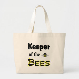 houder van de bijen grote tote bag
