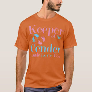 Houder van de gender Auntie Funny Gender onthullin T-shirt