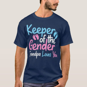 Houder van de genderopa houdt van je grappige Gend T-shirt