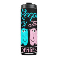 Houder van de Genderroze en Blauwe Teddy Bear