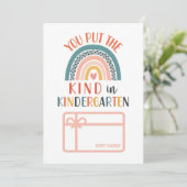 Houder van de Kindergarten Gift Kaart (Staand voorkant)