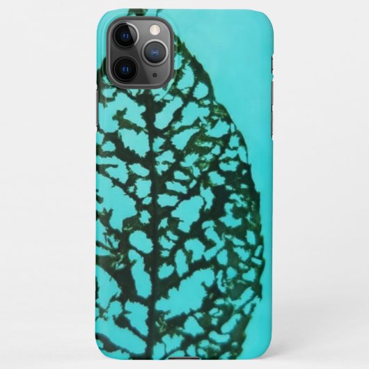 Houder van de leder iPhone hoesje (Achterkant)