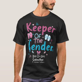 Houder van de seksjongen of meisje Godmoeder houdt T-shirt
