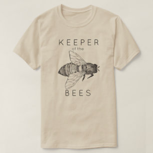Houder van de zwarte bijen t-shirt