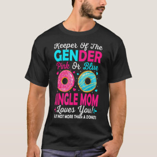 Houder van gender roze of blauw mama houdt van je t-shirt