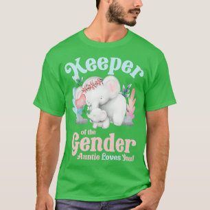 Houder van het genderoogmerk in blauw en roze - p t-shirt