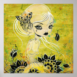 Houder van het tranencanvas poster