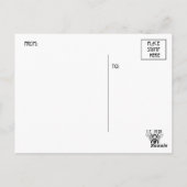 Houder van licht briefkaart (Achterkant)