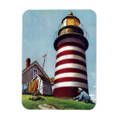 Houder vuurtoren van Stevan Dohanos Magneet (Verticaal)