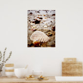 Houders aan de kust... Afdrukken Poster (Keuken)