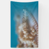 Houders en parels Elegant Painted Beach Party Spandoek (Verticaal)