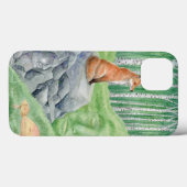 Houders van Birch Glen iPhone 7/8 Hoesje Fox Art (Achterkant (horizontaal))