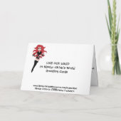 Houding Bedankkaart (Achterkant)