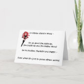 Houding Bedankkaart (Voorkant)