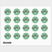 Houding hond training cirkel sticker (Vel)