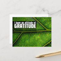 "Houding van dankbaarheid" Motivatie Affirmatie