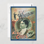 Houdini briefkaart (Voorkant / Achterkant)