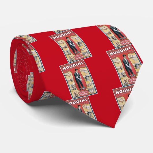 Houdini Famous Magicia  Handcuff Escape Stropdas (Opgerold)