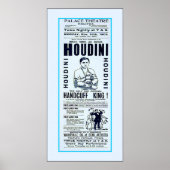 Houdini ~ Handcuff King ~  Magicisch Poster (Voorkant)