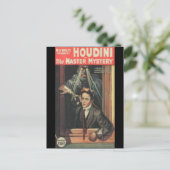 Houdini het man van mysterie briefkaart (Staand voorkant)