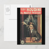 Houdini het man van mysterie briefkaart (Voorkant / Achterkant)