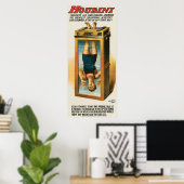 Houdini ~ Illusionist  Escape Artist Poster (Thuiskantoor)