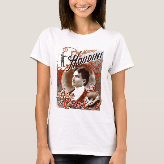 Houdini - Kaarten T-shirt (Voorkant)