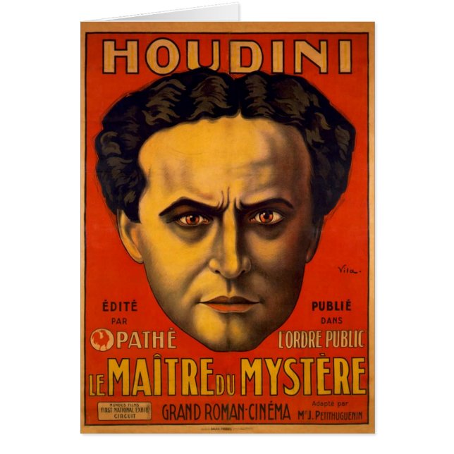 Houdini le maître du mystère Vintage (Devant)