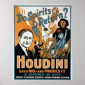 Houdini Magicia Poster (Voorkant)
