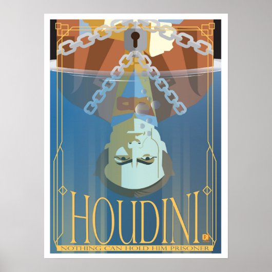 Houdini Master Escape Artist poster (Voorkant)