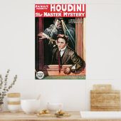 Houdini ~  Master Mystery Escape Artist Poster (Keuken)