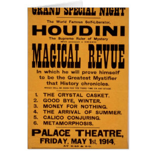 Houdini, rétro théâtre "de revue magique"