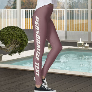 Houdster van Huisdierkat Neutrale Vintage Rosewood Leggings