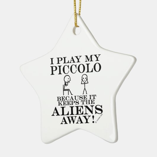 Houdt Aliens weg van Piccolo keramisch sieraad Keramisch Ornament (Links)