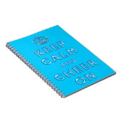HOUDT CALM EN CHEER OP notebook VOOR Cheerleaders Notitieboek (Rechterzijde)