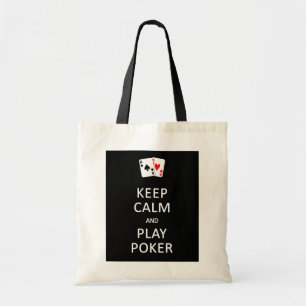 HOUDT CALM- EN SPEELPOKER-tas bij - kies stijl en Tote Bag