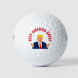 Houdt de Amerikaanse Grote Donald Trump 2024 verki Golfballen