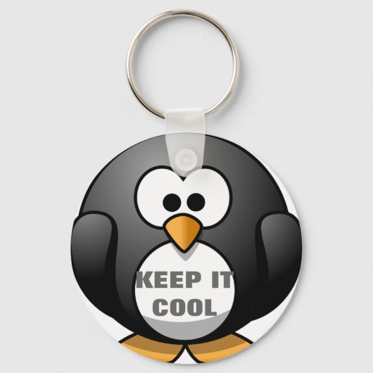 HOUDT U HET KOOLPENGUIN - KUSTPENGUIN SLEUTELHANGER (Voorkant)