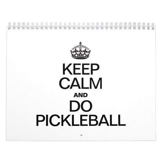 HOUDT U KALM EN DOET PICKLEBALL.ai Kalender (Hoes)