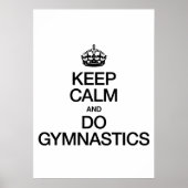 HOUDT U KALM EN GYMNASTICA IN POSTER (Voorkant)