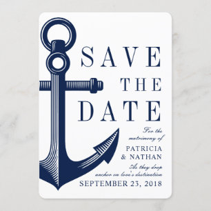 Houdt van Drops Anker De datum opslaan Save The Date