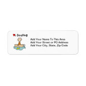 Houdt van varen etiket (Voorkant)