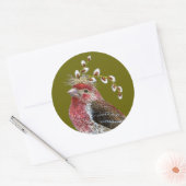 Houfinetsticker Ronde Sticker (Envelop)