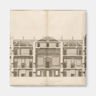 Houghton Hall: deel van de voorzijde van het Weste Magneet