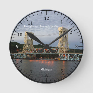 Houghton Hancock Bridge bij schemering Ronde Klok