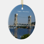 Houghton Hancock Bridge-versiering Keramisch Ornament (Rechts)