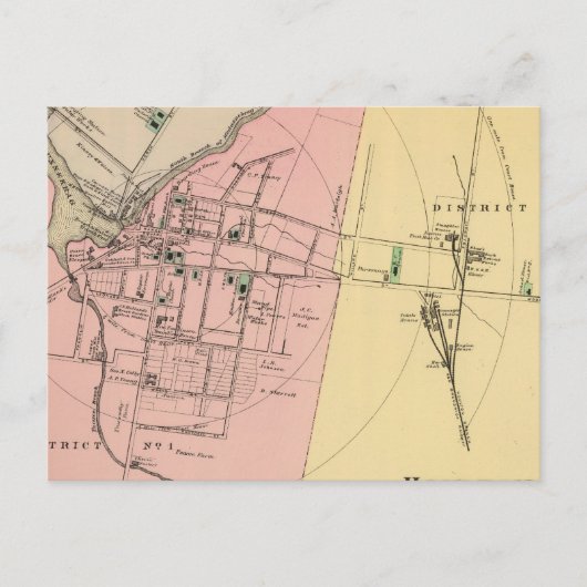 Houlton, Aroostook Co Briefkaart (Voorkant)